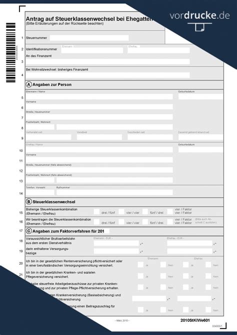 Steuerklasse 2 beantragen formular 2023 pdf hessen  für das Steuerjahr